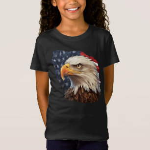 American Flag Bald Eagle T-Shirt