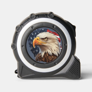 American Flag Bald Eagle Tape Measure