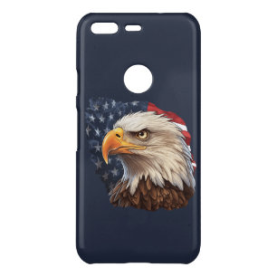 American Flag Bald Eagle Uncommon Google Pixel Case