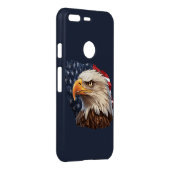 American Flag Bald Eagle Uncommon Google Pixel Case (Back/Right)
