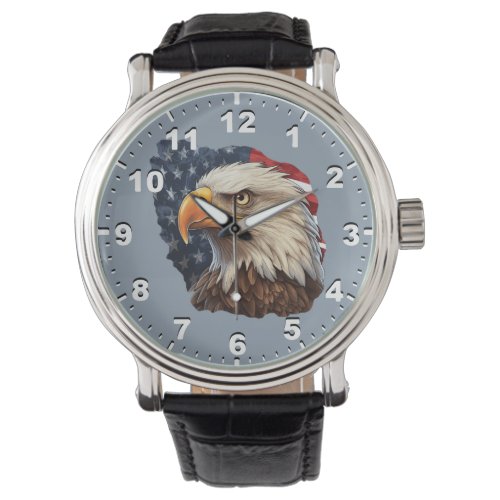 American Flag Bald Eagle Watch