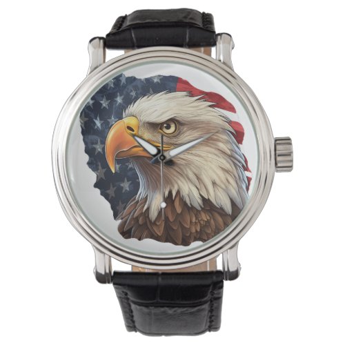 American Flag Bald Eagle Watch