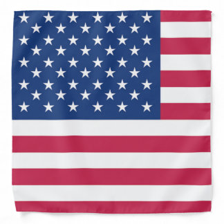 American Flag Bandana