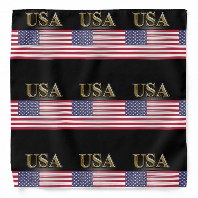 AMERICAN FLAG BANDANA (Front)