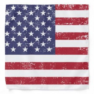 American Flag Bandana