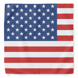 American flag bandana