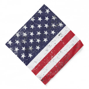American Flag Bandana