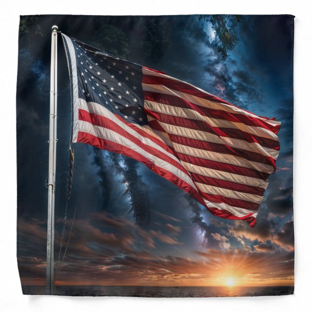 American Flag Bandana (Front)