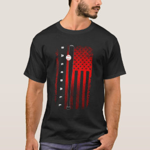 American Flag Baseball Baseball T-Shirt