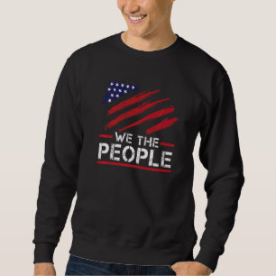 American Flag Baseball Bat Sweatshirt