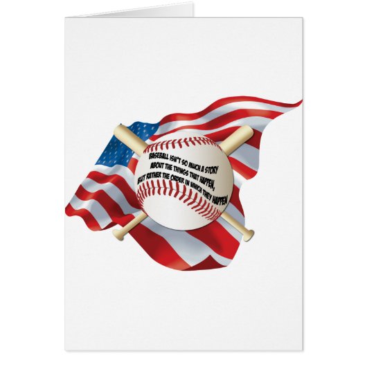 American Flag Baseball Cards (Front)