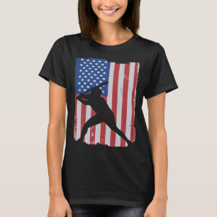 American Flag Baseball T-Shirt