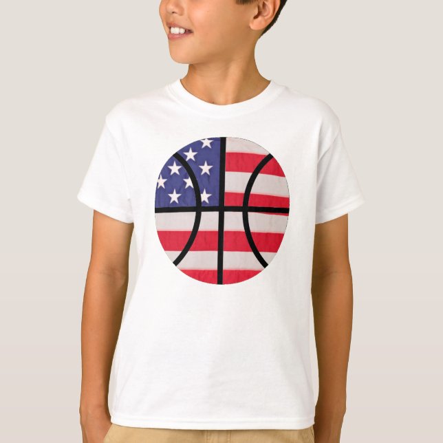 American Flag Basketball Shirt (Front)