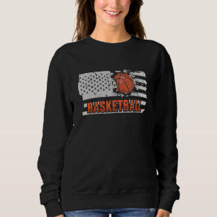 American Flag Basketball Sweatshirt