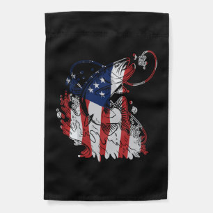 American Flag Bass Fish 4th of July for Fisherman