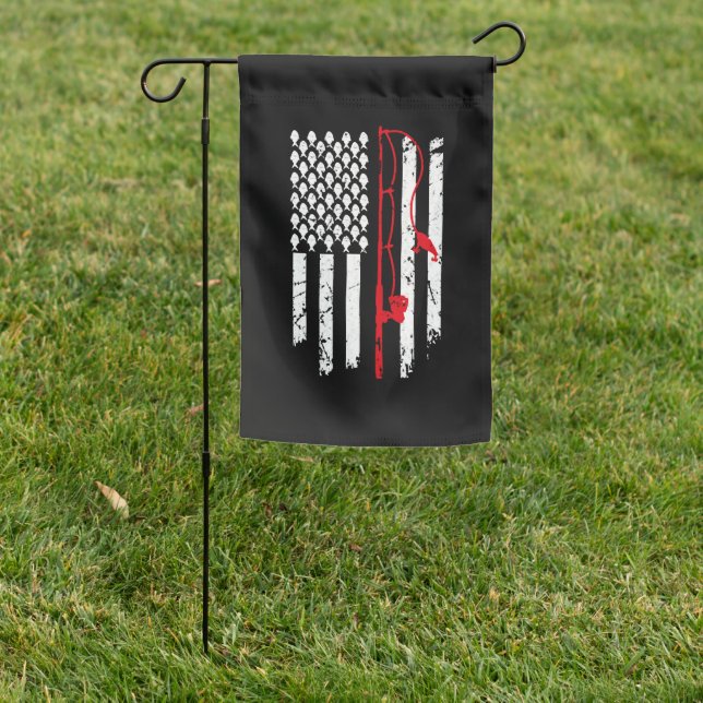 American Flag Bass Fishing Rod Fisherman Gift | Zazzle