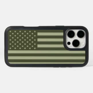 American Flag BDU Green iPhone 16 Pro Max Case