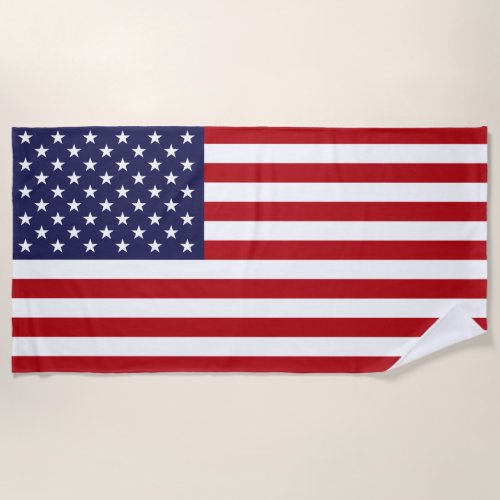 American Flag Beach Towel