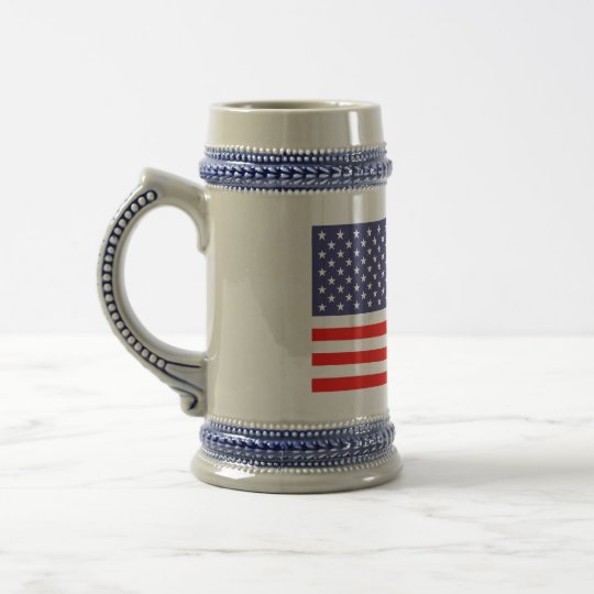 American flag beer mugs