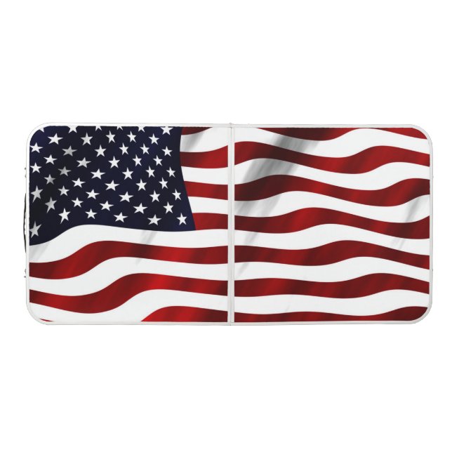 American Flag Beer Pong Table (Top)