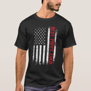 American Flag Best Pappy Ever Vintage T-Shirt