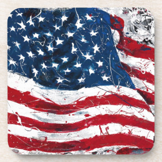 American Flag Beverage Coaster