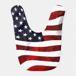 American Flag Bib