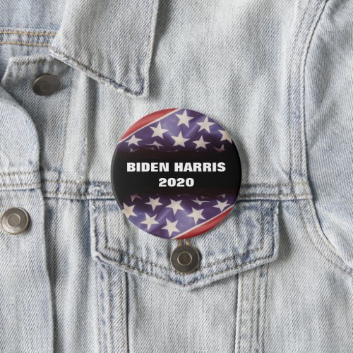 American Flag BIDEN HARRIS 2020 Campaign Button