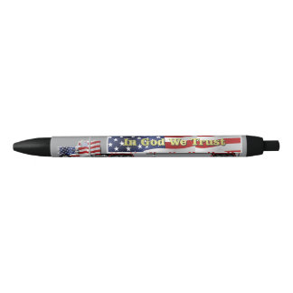 American Flag Big Rig Truck Pen