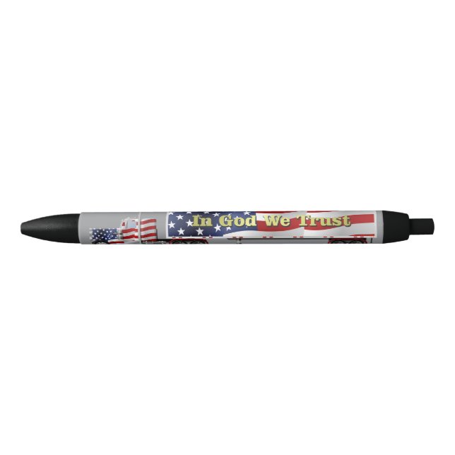 American Flag Big Rig Truck Pen (Front)