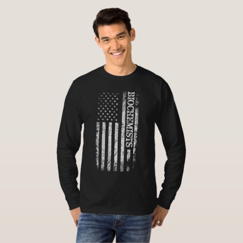 American Flag Biochemist T_Shirt