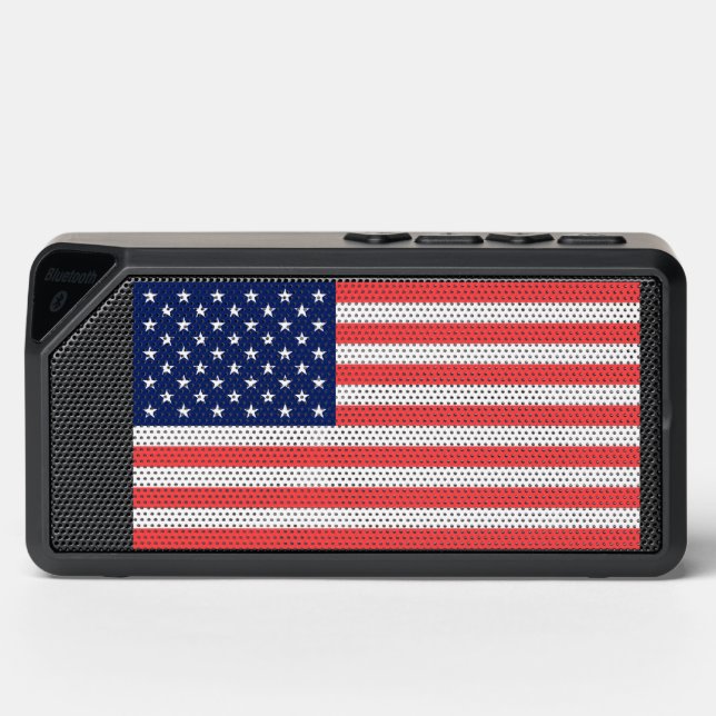 AMERICAN FLAG  BlueTooth Speaker, Style:Jabba Spe Bluetooth Speaker (Front)