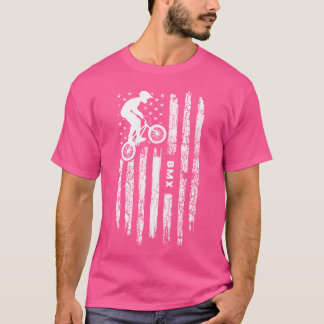 American Flag Bmx Bmx Rider Bmx T-Shirt