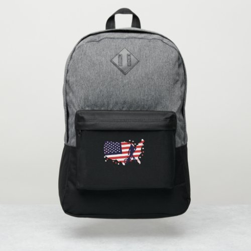 American flag BMX Port Authority Backpack