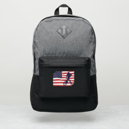 American flag BMX Port Authority Backpack