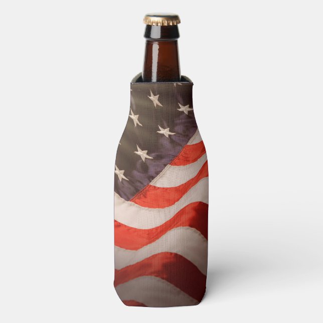 American Flag Bottle Cooler (Bottle Front)