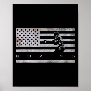 American Flag Boxing Apparel - Boxing 1 Poster