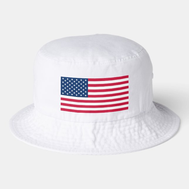 American Flag Buket Hat (Front)