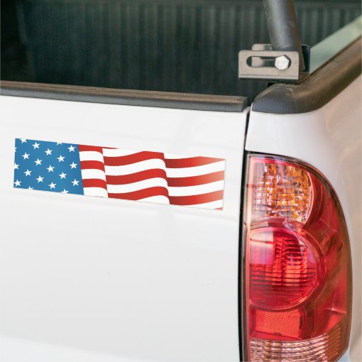 American Flag Bumper Sticker | Zazzle