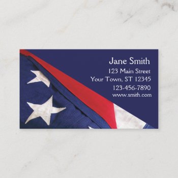 American Flag Business Card by StarStock at Zazzle