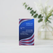 American Flag Business Card (Standing Front)