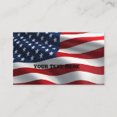 American Flag Business Card | Zazzle