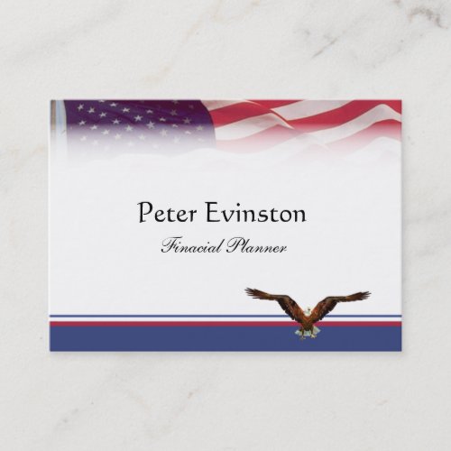 American Flag Business Card