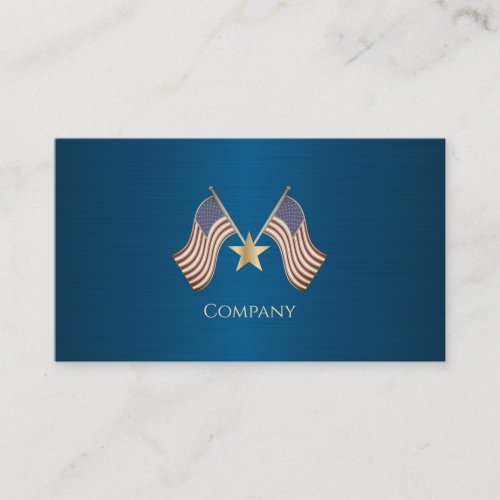 American Flag Business Card