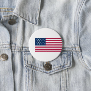 American flag button