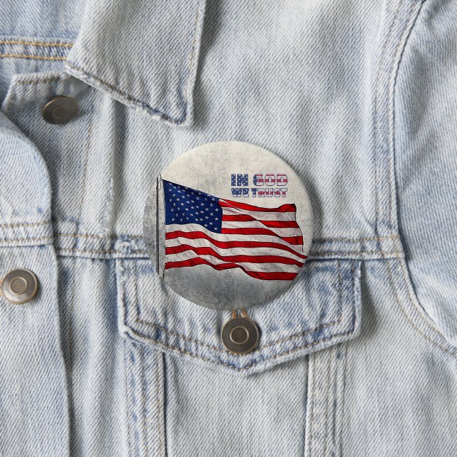 American Flag Button (In Situ)