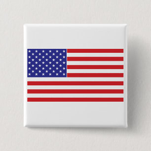 American Flag Button