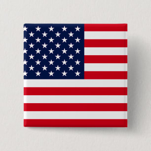 American Flag Button
