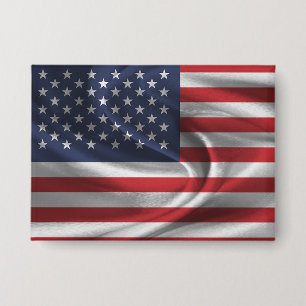 American Flag Button