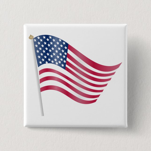 AMERICAN FLAG BUTTON (Front)